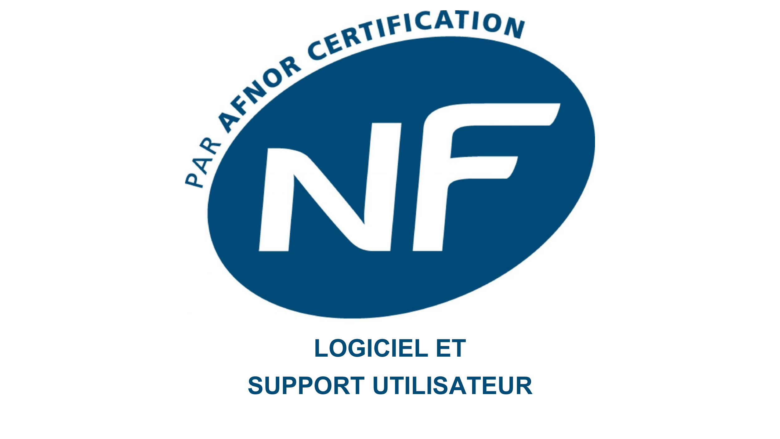 Ecolix est certifié NF Logiciel et support utilisateur