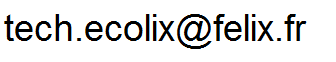 email de l'Assistance Félix Informatique pour le logiciel Ecolix