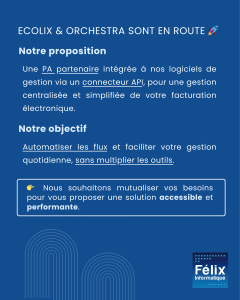 Félix en avant vers la facturation électronique : notre proposition