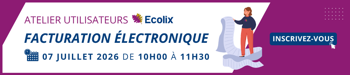 La facturation électronique dans les logiciels Ecolix